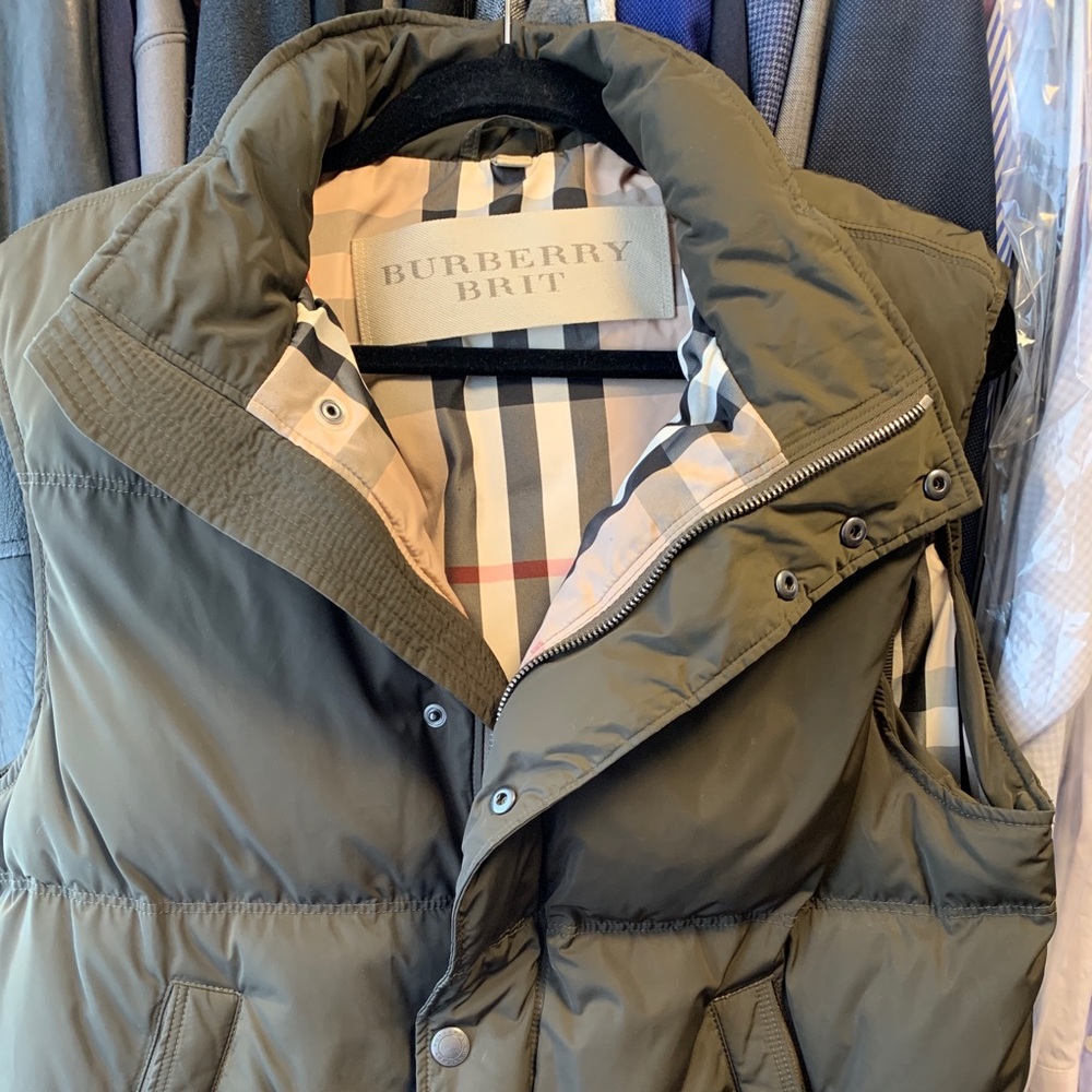 Burberry Down Vest (Medium)